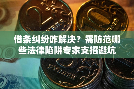 济南借条纠纷咋解决？需防范哪些法律陷阱专家支招避坑