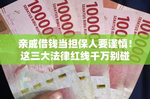 济南亲戚借钱当担保人要谨慎！这三大法律红线千万别碰