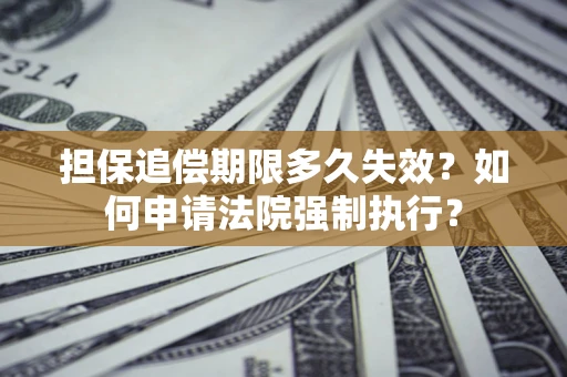济南担保追偿期限多久失效？如何申请法院强制执行？