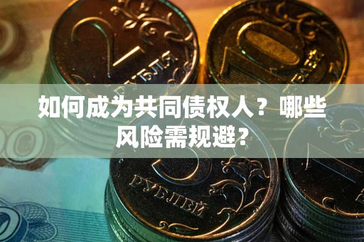 济南如何成为共同债权人？哪些风险需规避？